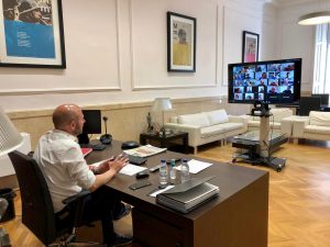 Toni Gaspar reunion telemática alcaldes Horta Nord