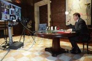 Ximo Puig videoconferencia portavoces Corts