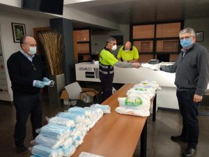 reparto mascarillas ASIVALCO