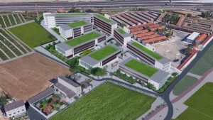 proyecto residencia estudiantes benimaclet junto cementerio