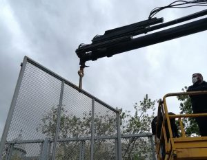 retirada vallas plaza ayuntamiento Valencia