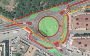 Rotonda carretera Diputacion CV-406