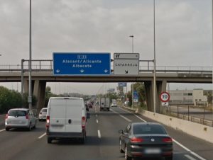 acceso catarrroja pista silla