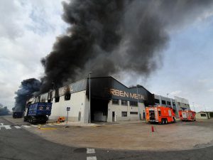 incendio empresa Aldaia