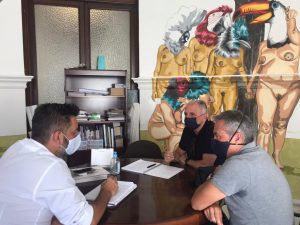 Reunión Galiana con las fallas