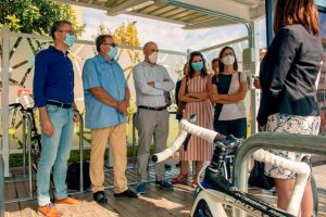 estación de Torrent Avingudal primer cicloparc de la red de Metrovalencia