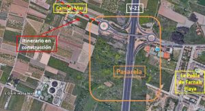 projecte passarel·la sobre la CV-21 a la Pobla de Farnals