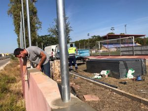 obras Polideportivo Manises DANA