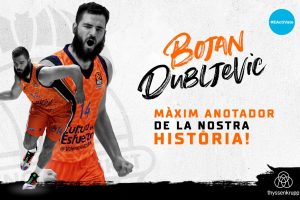 Bojan Dubljevic, máximo anotador de la historia del Valencia Basket