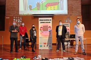 (de izq a Dcha.) Javier Martínez, Gustavo Martínez, Empar Sastre, Alberto Tortosa y Sergio Fernández