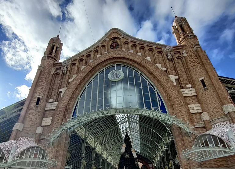Mercado de Colón, fachada