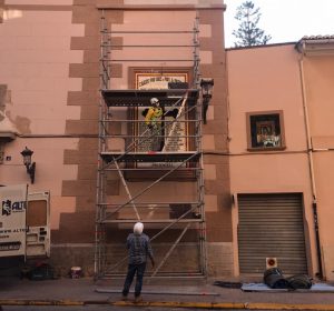 Rafelbunyol retirada mural caidos por España