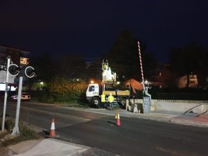 rotura catenaria Meliana