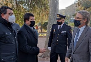 Fernando Giner, en el homenaje a Manuel Broseta, asesinado hace hoy 29 años por ETA en la Avenida Blasco Ibáñez de València.