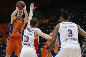 Dos prórrogas y un partido épico necesito Valencia Basket para ganar al CSKA (105 - 103)