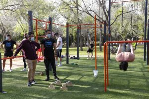 parque de calistenia de la Canaleta en Mislata