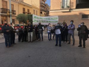 concentracion contra PGE Alboraya