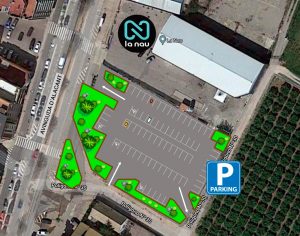 nuevo aparcamiento silla