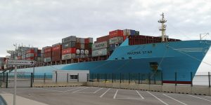 El 'Maersk UTAH', de la compañía Maersk.