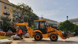 obras plaça Reina