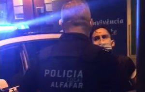 agresión a la Policía Local de Alfafar