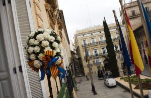 Entrega pomell del Corpus a Diputación