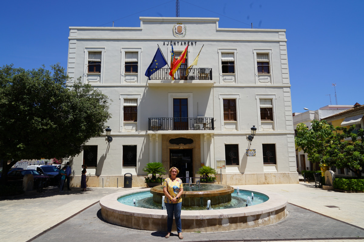 Eva Sanz, alcaldesa de Benetússer y presidenta de la Mancomunitat de l'Horta Sud Eva Sanz, alcaldesa de Benetússer y presidenta de la Mancomunitat de l'Horta Sud