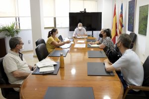 El concejal Pep Val se reunido