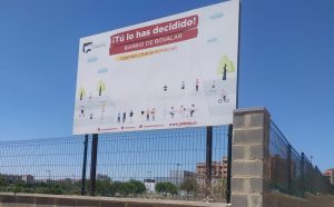 cartell anunciador del centre cívic Bovalar de Paterna