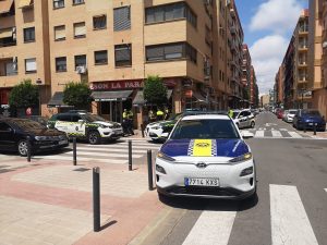 guardia civil y policia local de mislata