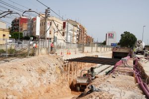 Burjassot inicio obras soterramiento vias metrovalencia