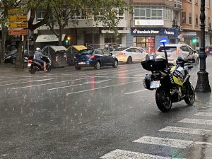 lluvia en Valencia