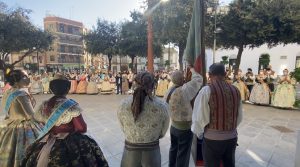 traslado senyera fallas Quart Xirivella
