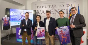 Andrés Campos i Meravelles Aparicio en la presentació de la 10KFem