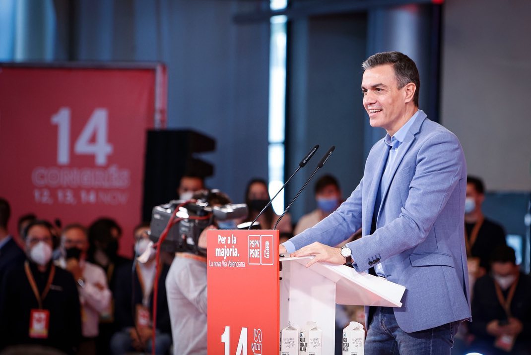 Pedro Sánchez congreso PSPV Benidorm