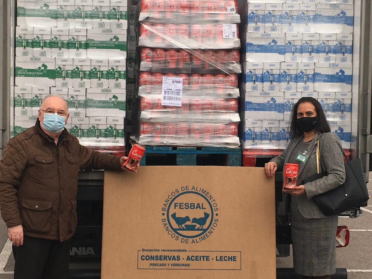 Mercadona participa en la gran recogida de alimentos de 2021