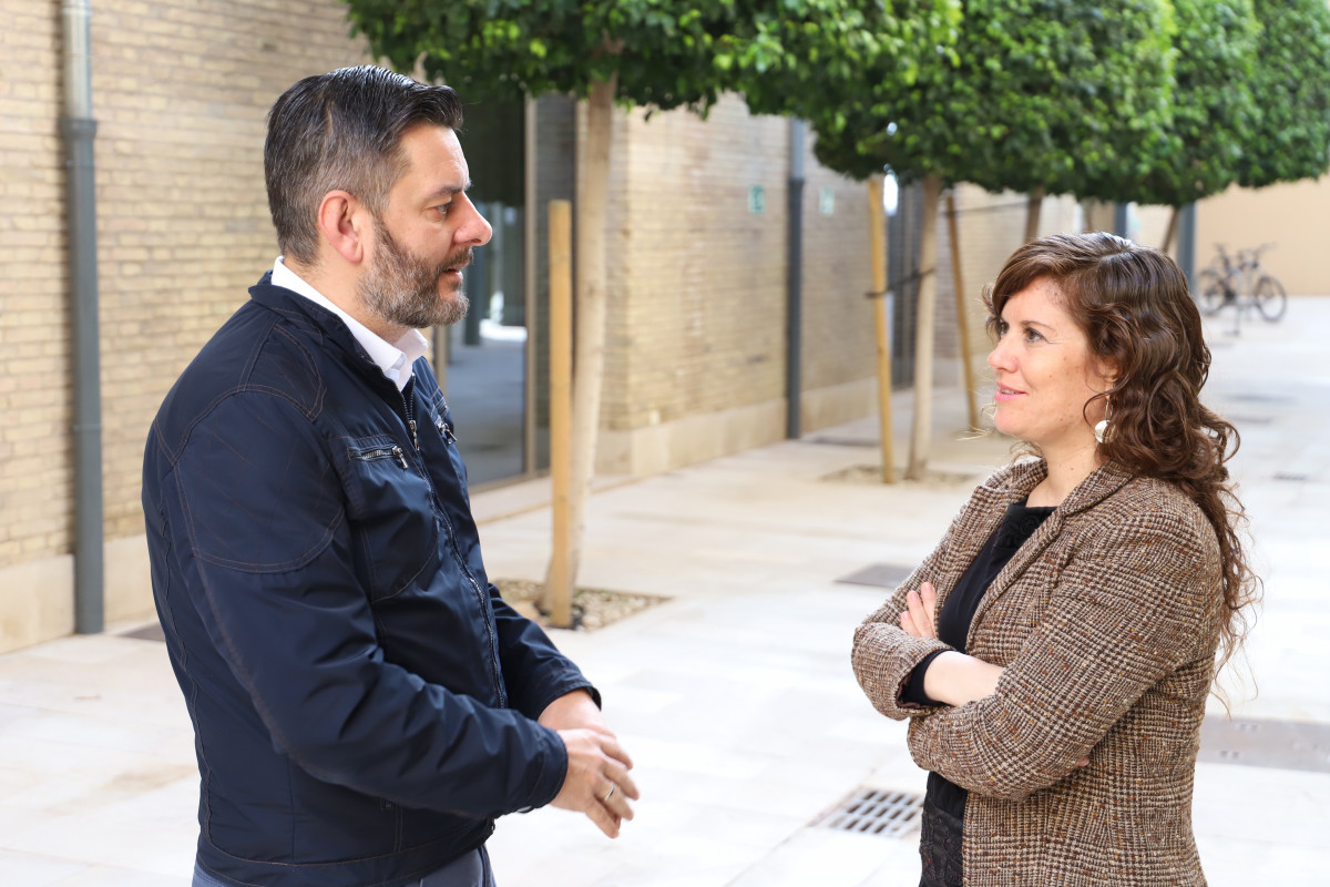 Reunió Mentxu Balaguer amb Carles Galiana