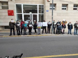 concentracion plataforma sanidad publica Burjassot y Paterna