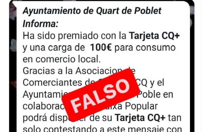 falso premio Quart Poblet
