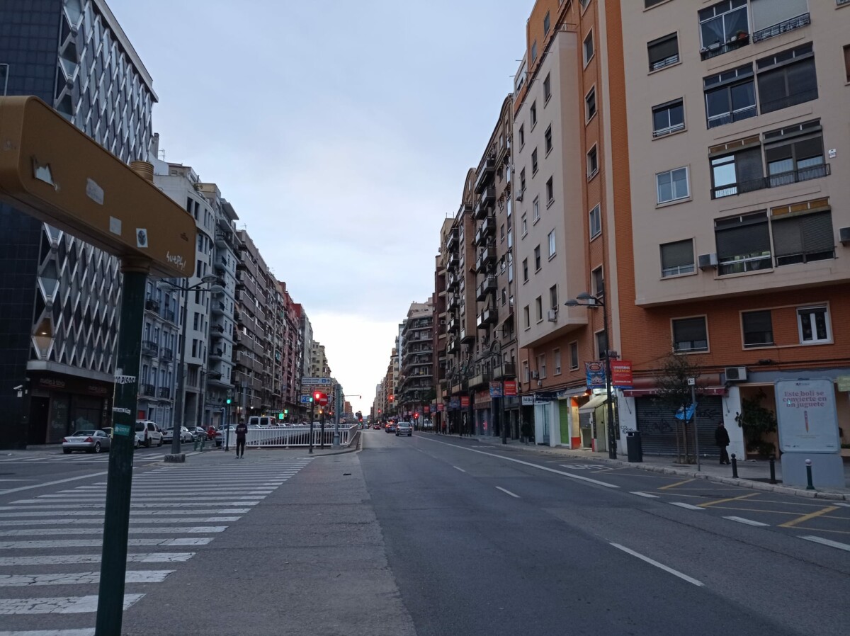 Seis detenidos en una reyerta en plena avenida Peris y Valero de Valencia Avenida de Pérez Galdós