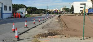 acera carretera Alboraia tavernes