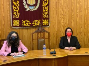 Mónica Oltra y Amparo Orts reunión en Moncada