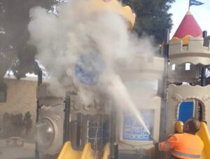 incendio parque infantil Albalat Sorells