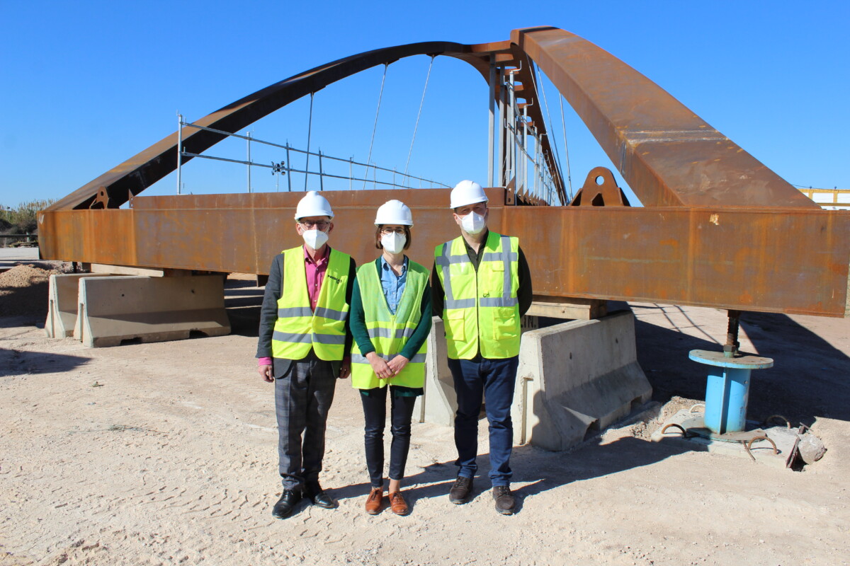 nueva pasarela sobre el barranco carraixet