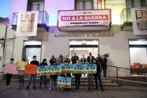 Alaquas dice no a la guerra en Ucrania
