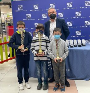 Los 3 primeros clasificados Sub-10 de la Final