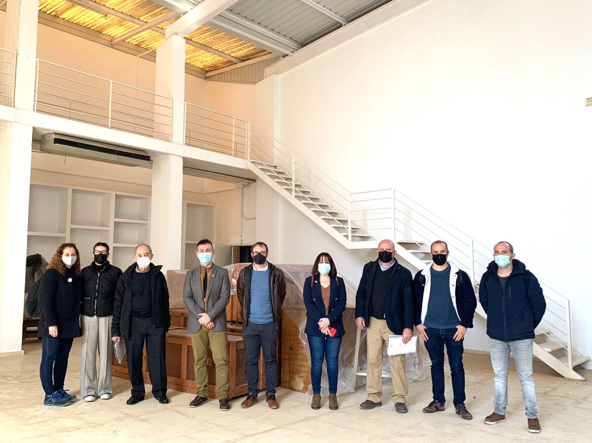 Visita inicio obras casa joventut de Catarroja