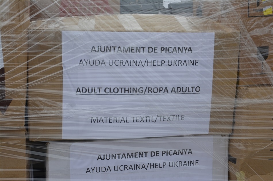 ayuda humanitaria a Ucrania desde Picanya