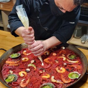 chef Santi Garrido del restaurante alborayense La Pepa Bluespace