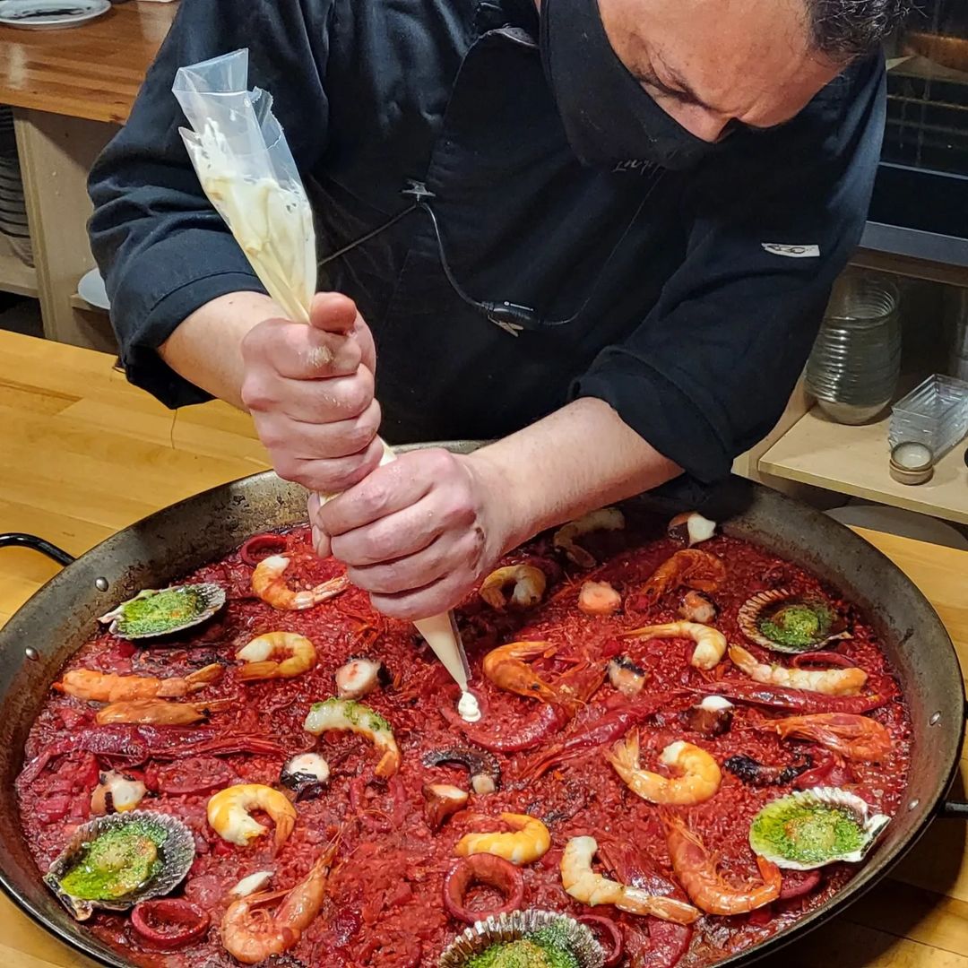 chef Santi Garrido del restaurante alborayense La Pepa Bluespace